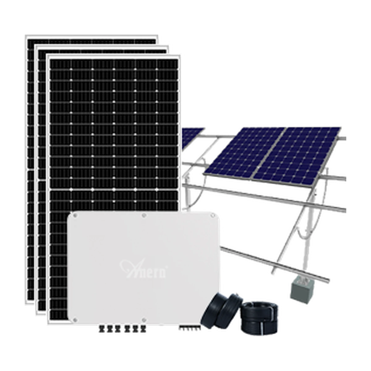 Off-grid Home Solar Power System 4-10kw Lithium Battery product photo
